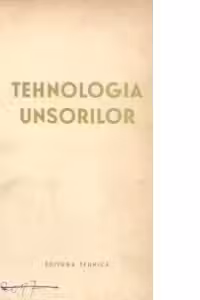 Tehnologia unsorilor
