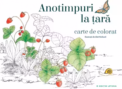 Anotimpuri la tara. Carte de colorat