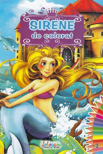 Sirene de colorat 3 ani