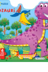 Carte cu puzzle - Dinozauri