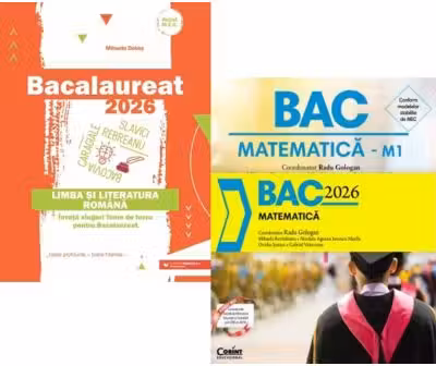 Pachet Bacalaureat 2026. Limba si literatura romana si Matematica - Mihaela Dobos, Radu Gologan