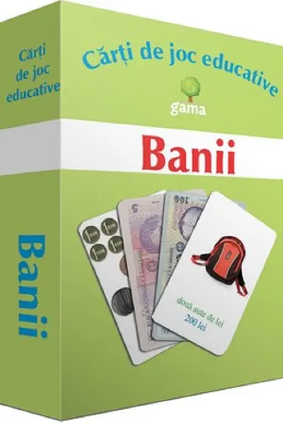 Banii - carti de joc educative