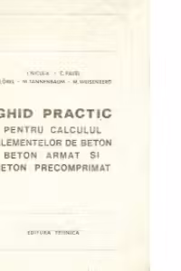 Ghid pentru calculul elementelor de beton, beton armat si beton precomprimat