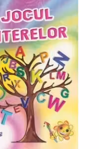 Jocul literelor - Carte de colorat si invatat literele