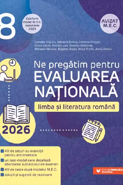 Evaluarea Nationala 2026. Limba si literatura romana - Clasa 8