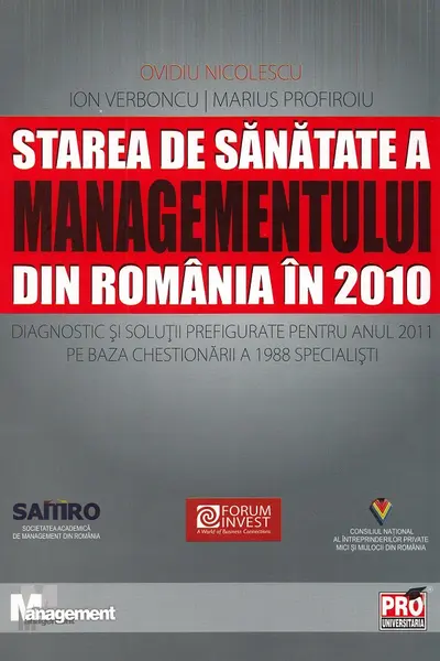 Starea de sănătate a managementului din România în 2010