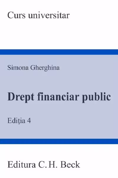 Drept financiar public. Editia 4