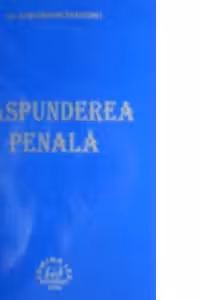 Raspunderea penala