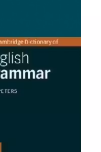 Cambridge Dictionary Of English Grammar