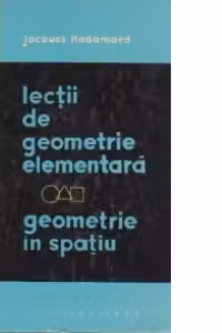 Lectii de geometrie elementara: Geometrie in spatiu