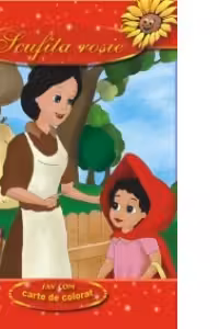 Scufita Rosie - poveste si carte de colorat