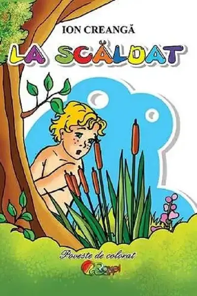 La scăldat. Poveste de colorat