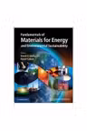 Fundamentals of Materials for Energy and Environmental Sustainability - David S. Ginley, David Cahen