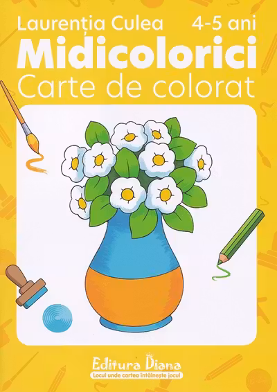 Midicolorici. Carte de colorat 4-5 ani
