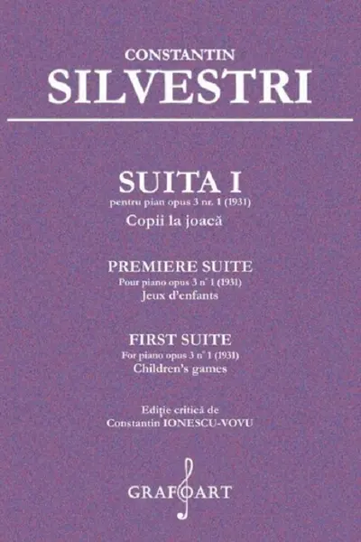 Suita I pentru Pian Opus 3 Nr.1