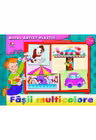 Micul artist plastic - activitati pentru copiii de la 3 la 5 ani - Fasii multicolore
