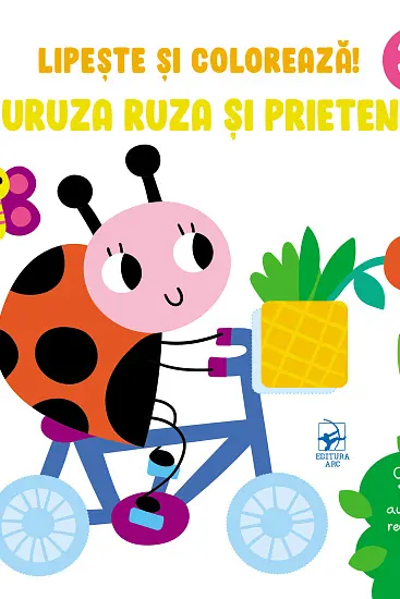 Lipeste si coloreaza! Buburuza Ruza si prietenii ei 3+