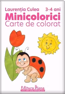 Minicolorici 3-4 ani. Carte de colorat