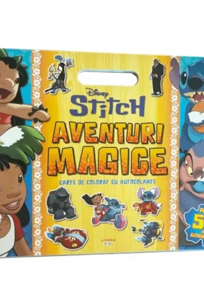 DISNEY. STITCH. AVENTURI MAGICE. Carte de desenat cu autocolante. Peste 50 de autocolante
