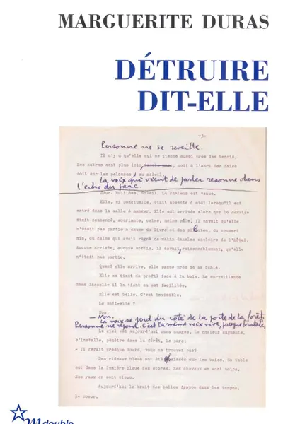 Detruire dit-elle