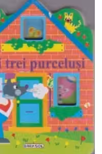 Casute cu ferestre - Cei trei purcelusi