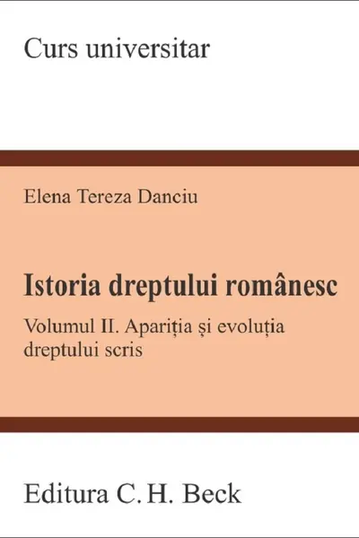 Istoria dreptului românesc Vol.2