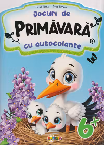 Jocuri de Primavara cu autocolante. 6+