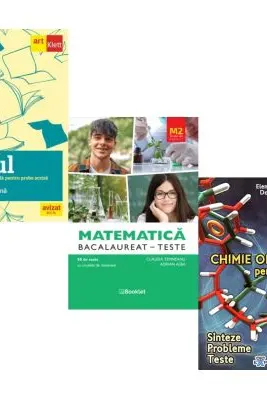 Pachet Bacalaureat 2026. Eseul Pregatire individuala pentru proba scrisa, Matematica M2 Profil Stiinte ale naturii. Teste si Chimie organica pentru liceu. Sinteze. Probleme. Teste - Liliana Paicu, Claudia Temneanu, Elena Alexandrescu