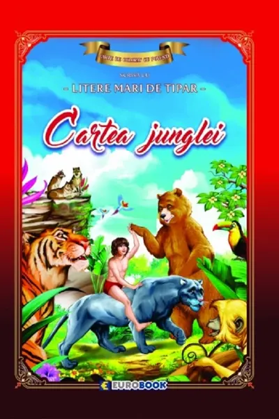 Cartea junglei. Carte de colorat cu povesti