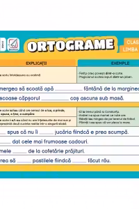 Pliant Ortograme. Clasa a 2-a, limba romana