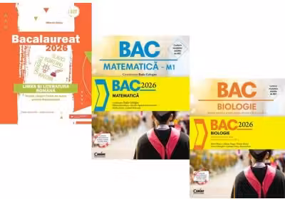 Pachet Bacalaureat 2026. Limba si literatura romana, Matematica si Biologie. Notiuni teoretice si teste pentru clasele 11-12 - Mihaela Dobos, Radu Gologan, Silvia Olteanu