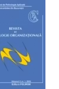 Revista de Psihologie Organizationala. Vol. V, nr. 1/2005