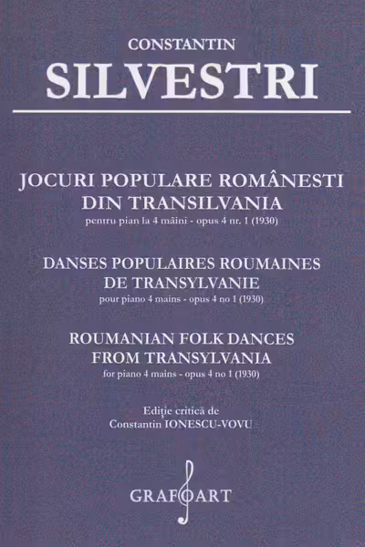 Jocuri populare românești din Transilvania pentru Pian la 4 mâini Opus 4 Nr.1