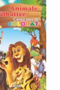 Animale salbatice - Cartea mea de colorat (format A4)