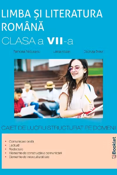 Limba română - Clasa 7 - Caiet de lucru structurat pe domenii