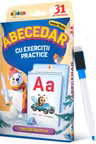 31 de cartonase. Scrie si sterge. Abecedar cu exercitii practice