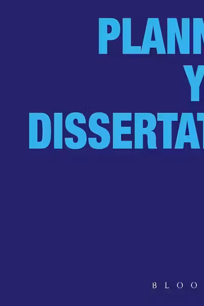 Planning Your Dissertation