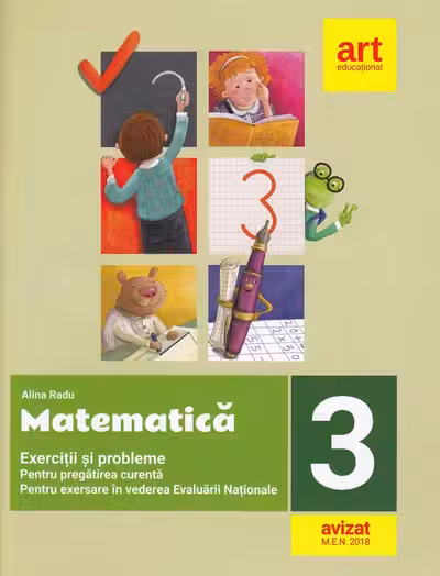 Matematica - Clasa 3 - Exercitii si probleme pentru evaluare + portofoliu