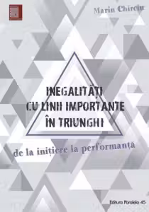 Inegalități cu linii importante în triunghi