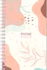 Телефонная книга А5 80л.Стиль. Flora