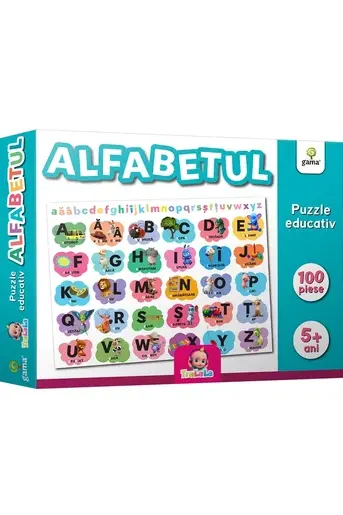 Alfabetul - Puzzle educativ 100 de piese