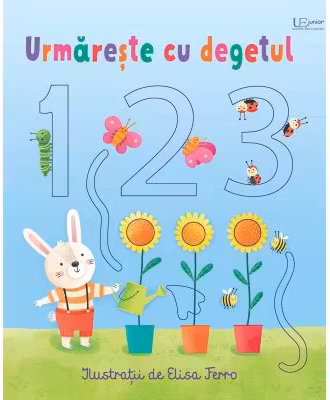 Urmareste cu degetul 123 (Usborne)