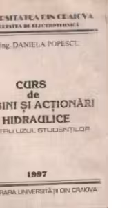 Curs de masini si actionari hidraulice - Pentru uzul studentilor
