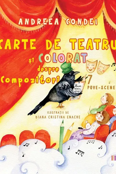 Carte de teatru și colorat despre compozitori