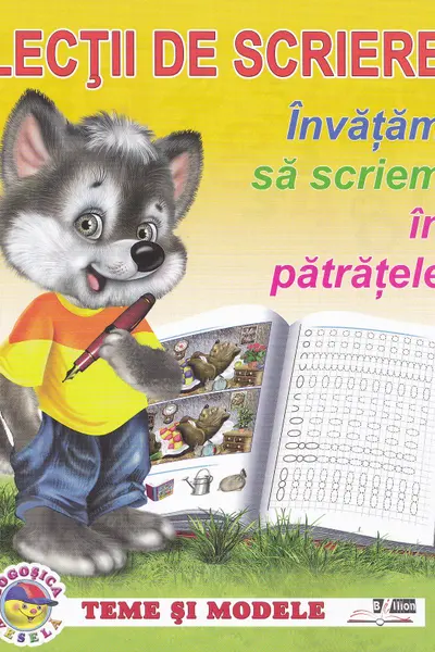 Lectii de scriere. Invatam sa scriem in patratele