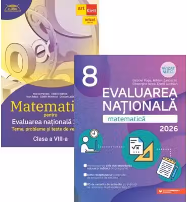 Pachet Evaluarea Nationala 2026 Matematica pentru clasa a 8-a - Marius Perianu, Gabriel Popa