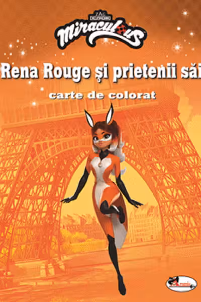 Rena Rouge și prietenii săi. Carte de colorat