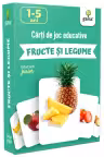 Fructe si legume - Carti de joc educative