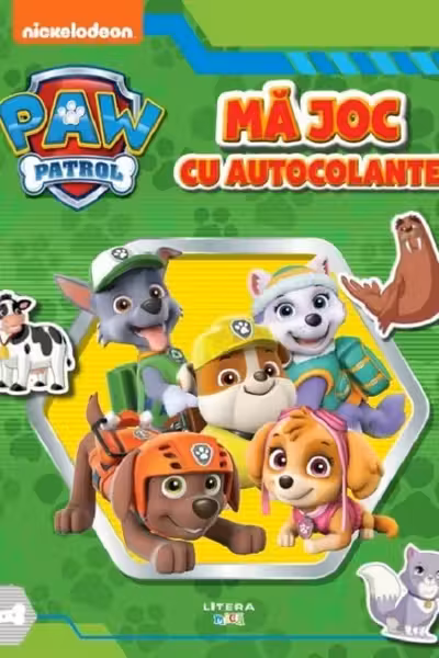 PATRULA CATELUSILOR. MA JOC CU AUTOCOLANTE. Carte de activitati