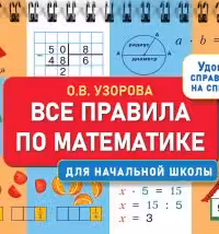 Все правила по математике для начальной школы